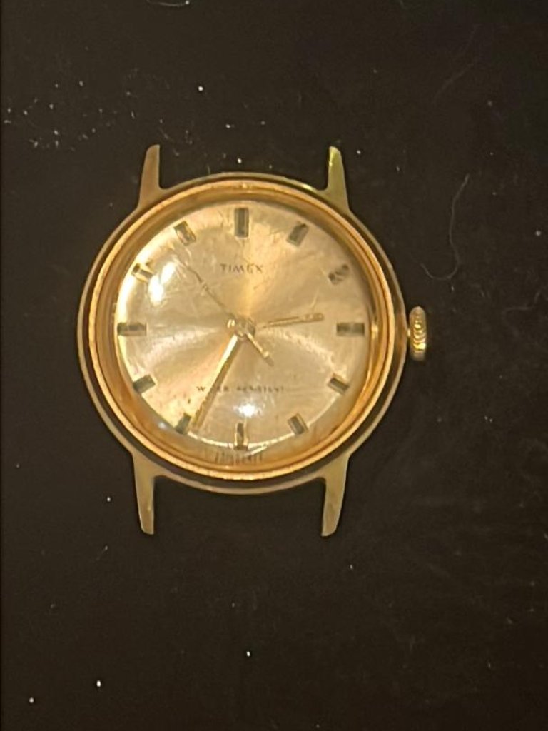 Vintage 1970s Timex Sprite GoldPlated Watch